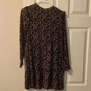 ‼️LAST CHANCE Black Floral Shift Dress Girls